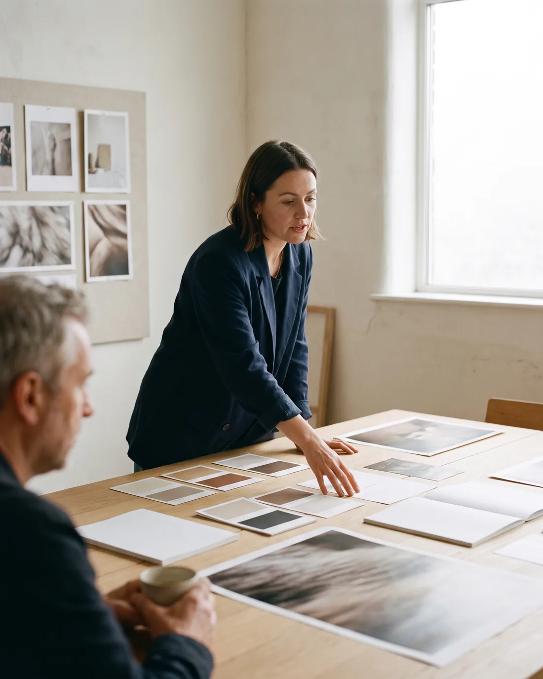 A fractional CMO at work in a Madrid business setting
